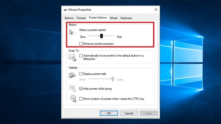 Setting DPI Sensivitas Mouse