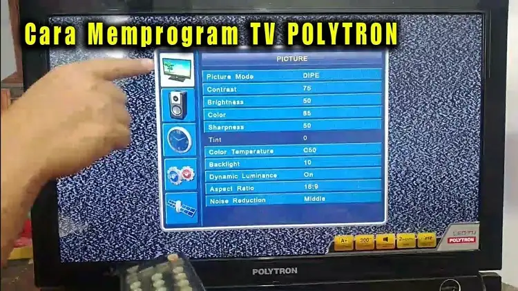 Cara Setting Program TV Polytron LED