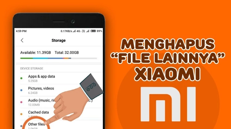 Menghapus File Sampah (Cache) pada HP Xiaomi