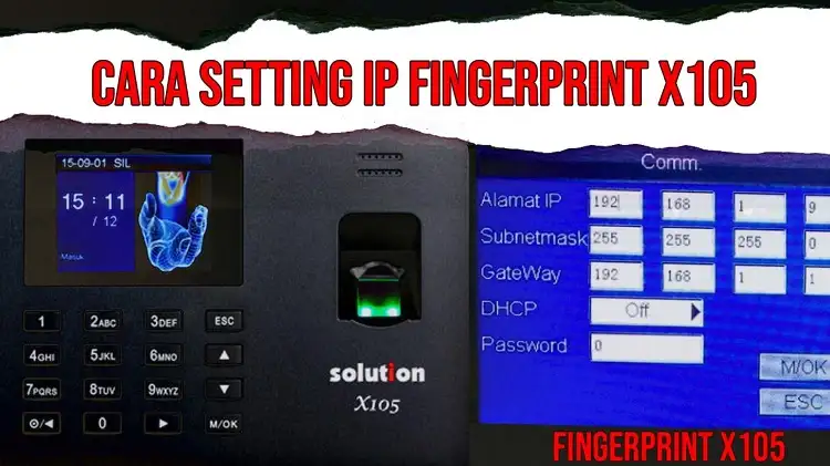 Pengaturan IP Address Fingerprint