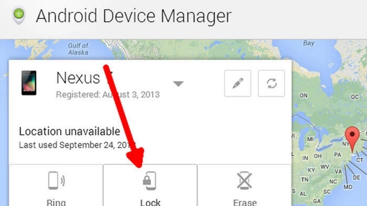 Metode Android Device Manager