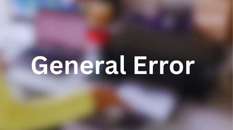 Printer Epson L200 General Error