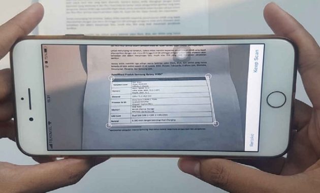 Cara Scan Dokumen di HP