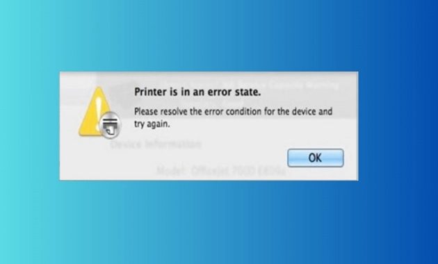 Printer Error State Windows 11