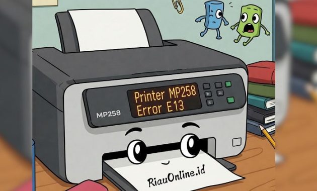 Printer MP258 Error e13