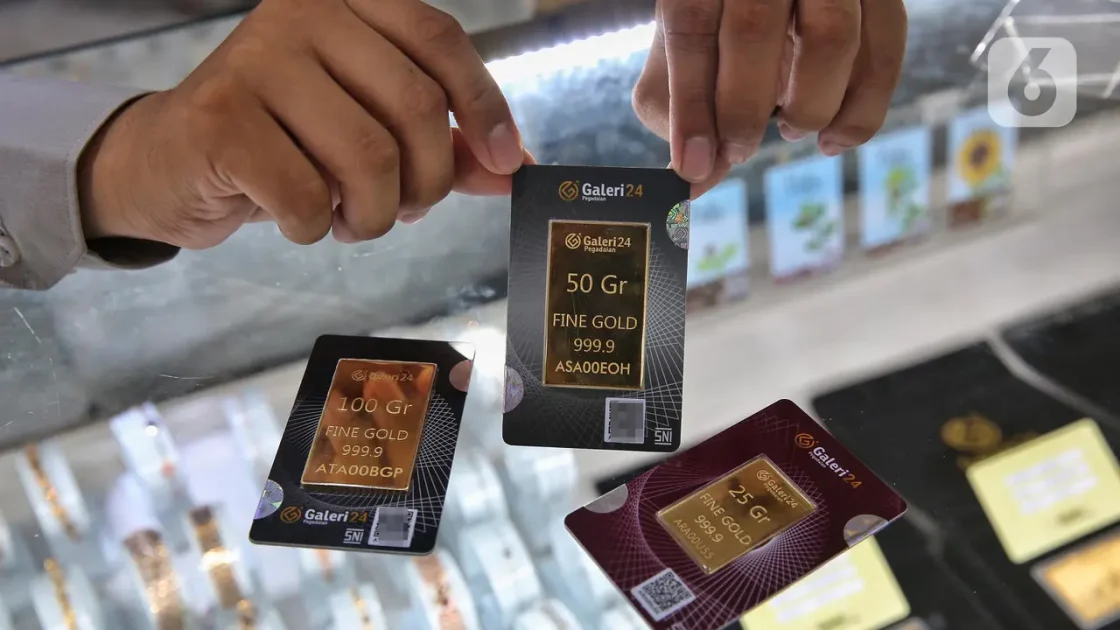 Harga Emas Pegadaian Hari Ini: Antam, UBS, Galeri24