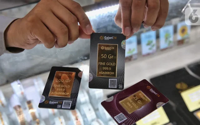 Harga Emas Pegadaian Hari Ini: Antam, UBS, Galeri24