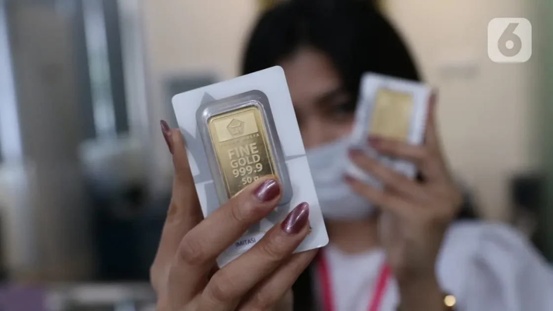 Harga Emas Antam Turun Empat Kali Sepekan ke Rp2,54 Juta