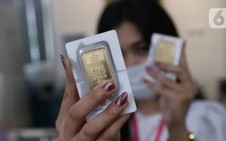 Harga Emas Antam Turun Empat Kali Sepekan ke Rp2,54 Juta