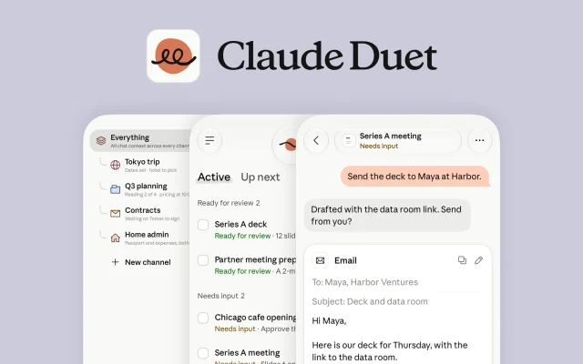 Anthropic Rilis Claude Duet, Aplikasi AI Agen Profesional