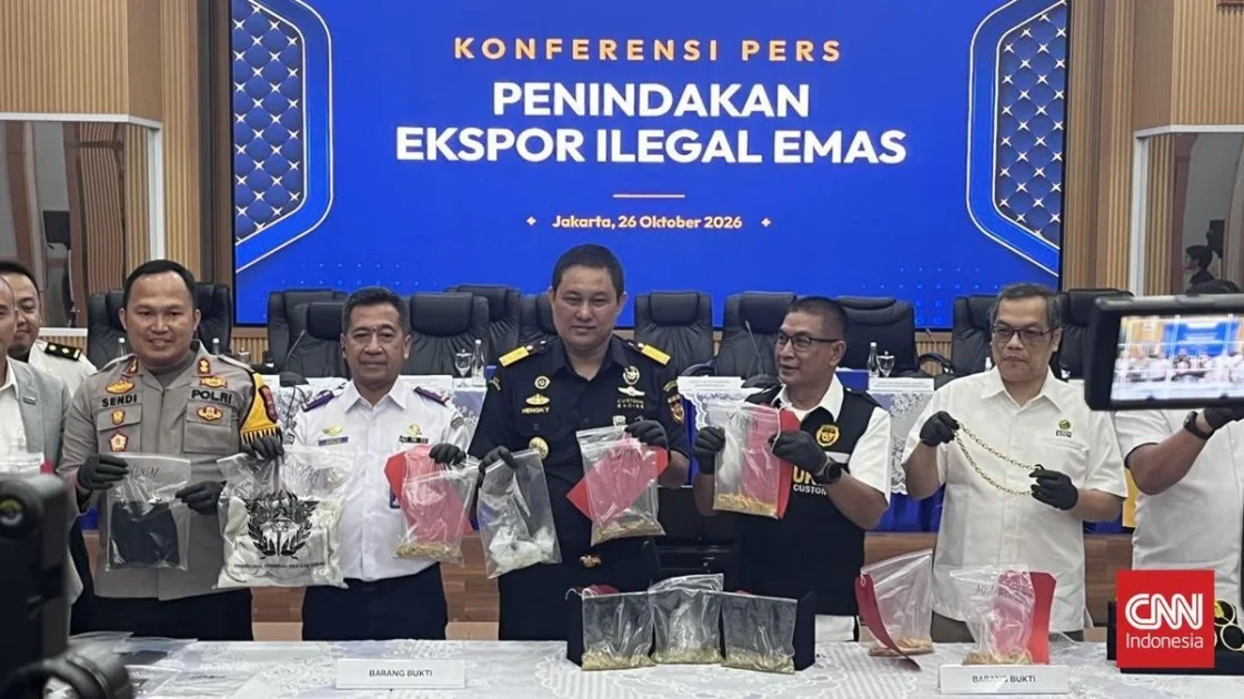 Bea Cukai Gagalkan Penyelundupan Emas Rp61 M di Lima Bandara