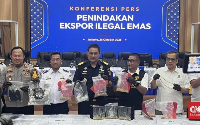 Bea Cukai Gagalkan Penyelundupan Emas Rp61 M di Lima Bandara