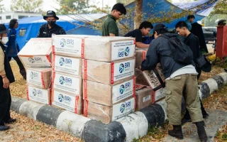 BRI Penyaluran 270 Mesin Pompa Air untuk Karhutla Kalbar