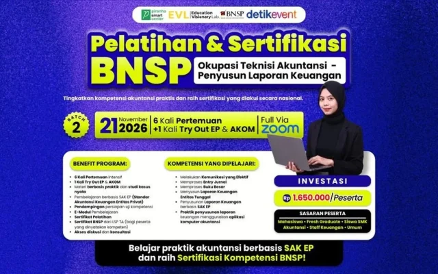 Tips Karier Akuntansi dengan Sertifikasi BNSP Batch 2