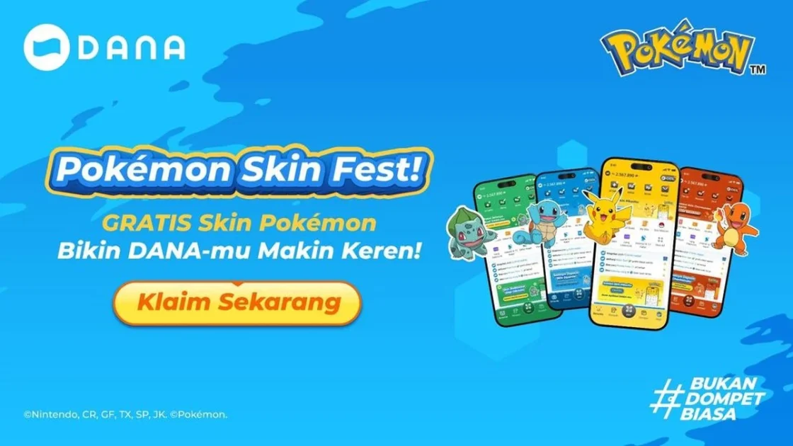 Skin Pokémon Hadir di DANA, Ada Pikachu Sampai Legendaris