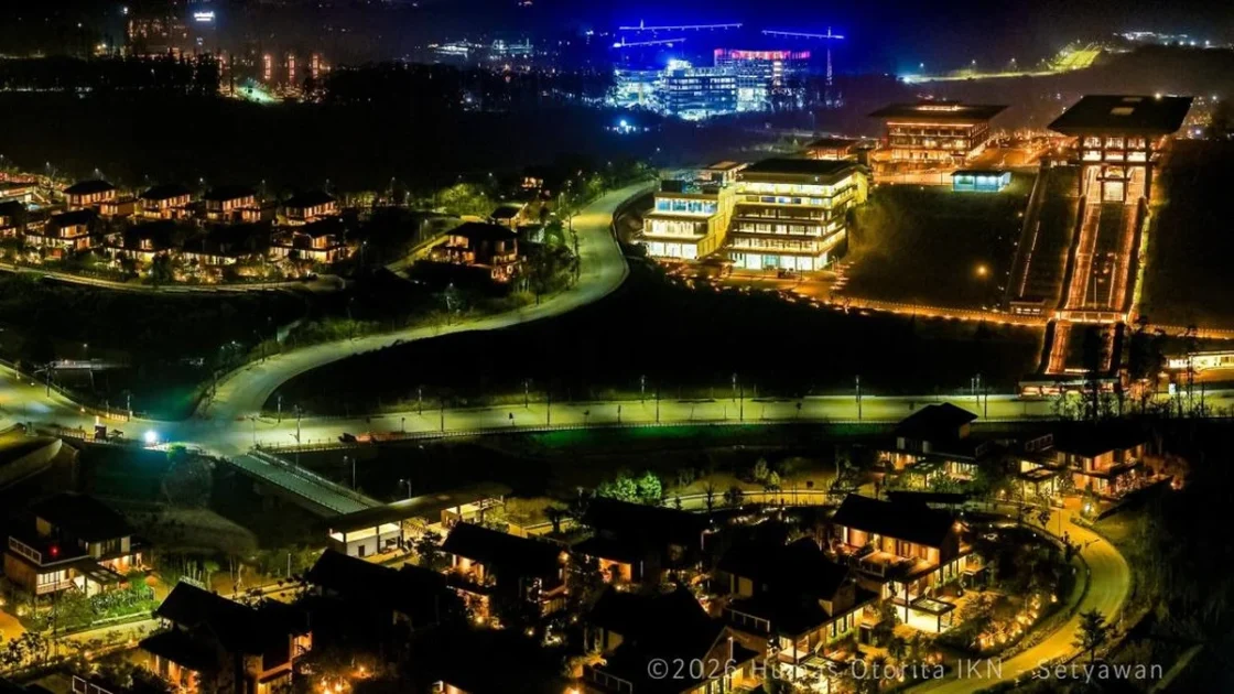 Penampakan Malam IKN dan Rincian Anggaran Pembangunan