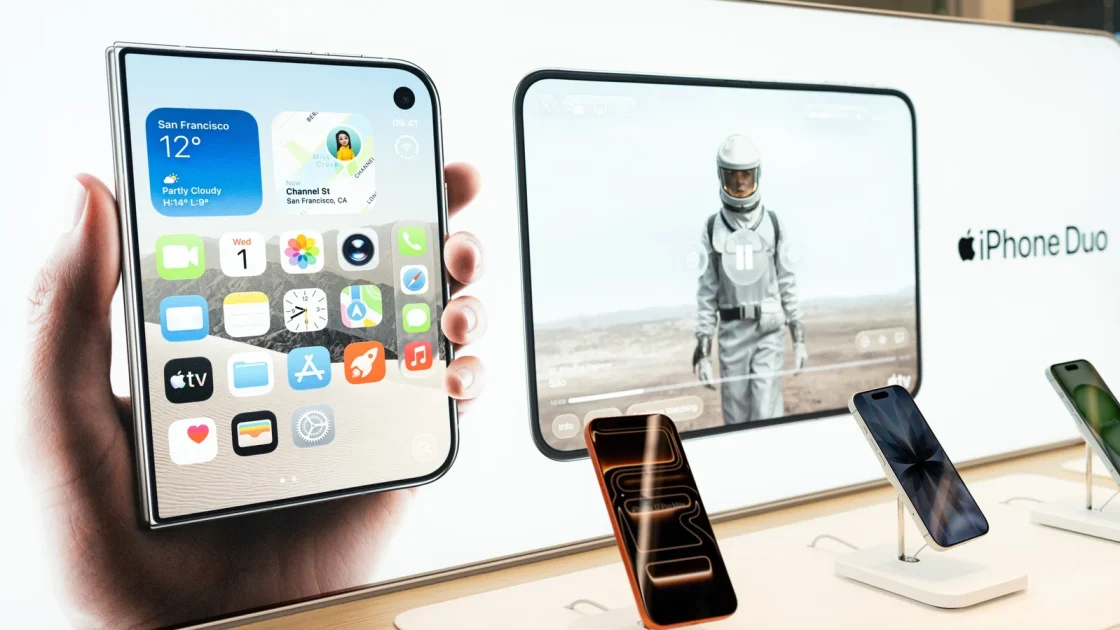 Perbandingan iPhone Duo dengan HP Lipat Android