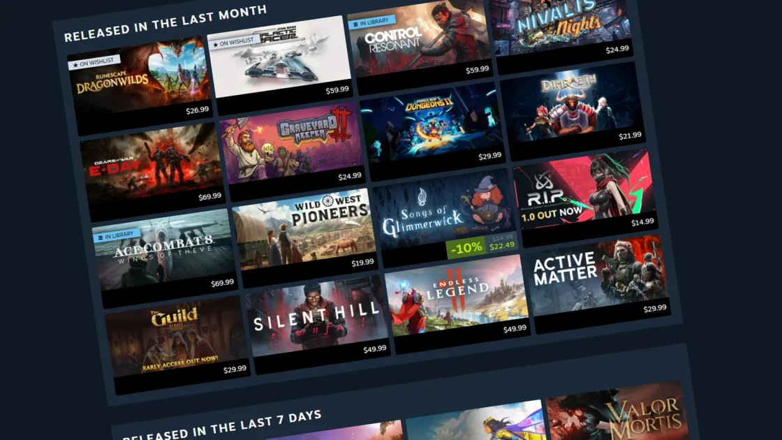 Fitur Personal Calendar Steam Rekomendasikan Game Baru
