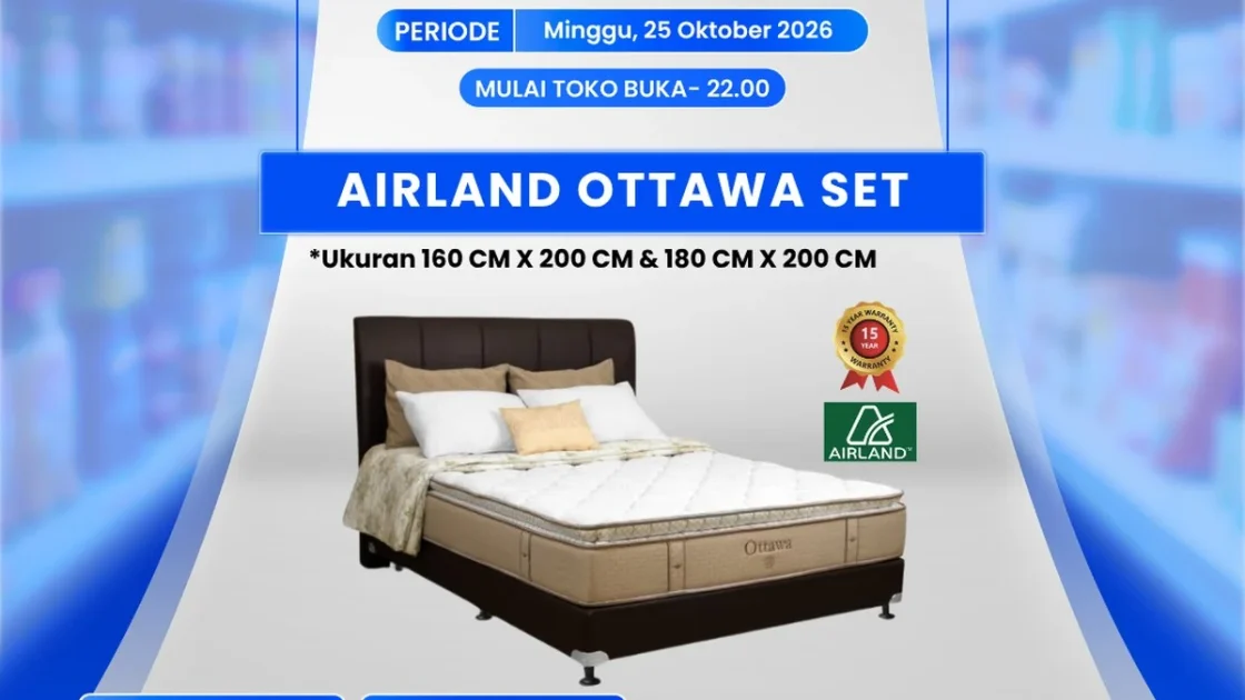 Transmart Full Day Sale, Harga Tempat Tidur Jadi Murah